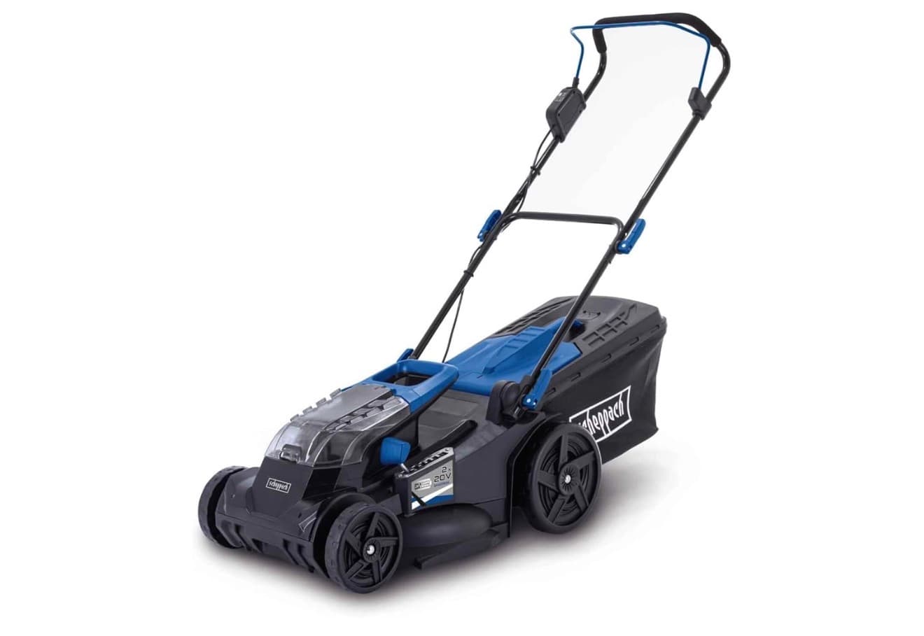 Kosilëse bari me bateri Scheppach German, 43 cm, Brushless, 4-në-1, seria 20V IXES